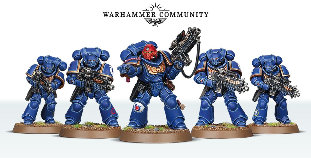 Space Marine Primaris Intercessor squad