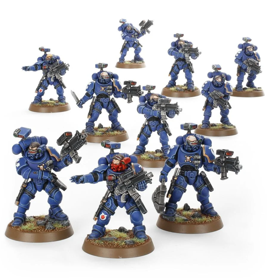 Space Marine Primaris Incursor squad