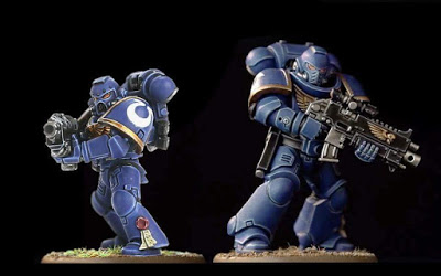 Differences in Space Marine Size
