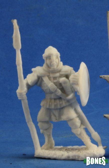 Pechetruite 3x Anhurian Archer - Miniature Reaper Bones 77358 Per Giochi Di Ruolo E Guerra (35mm, Non Verniciato)