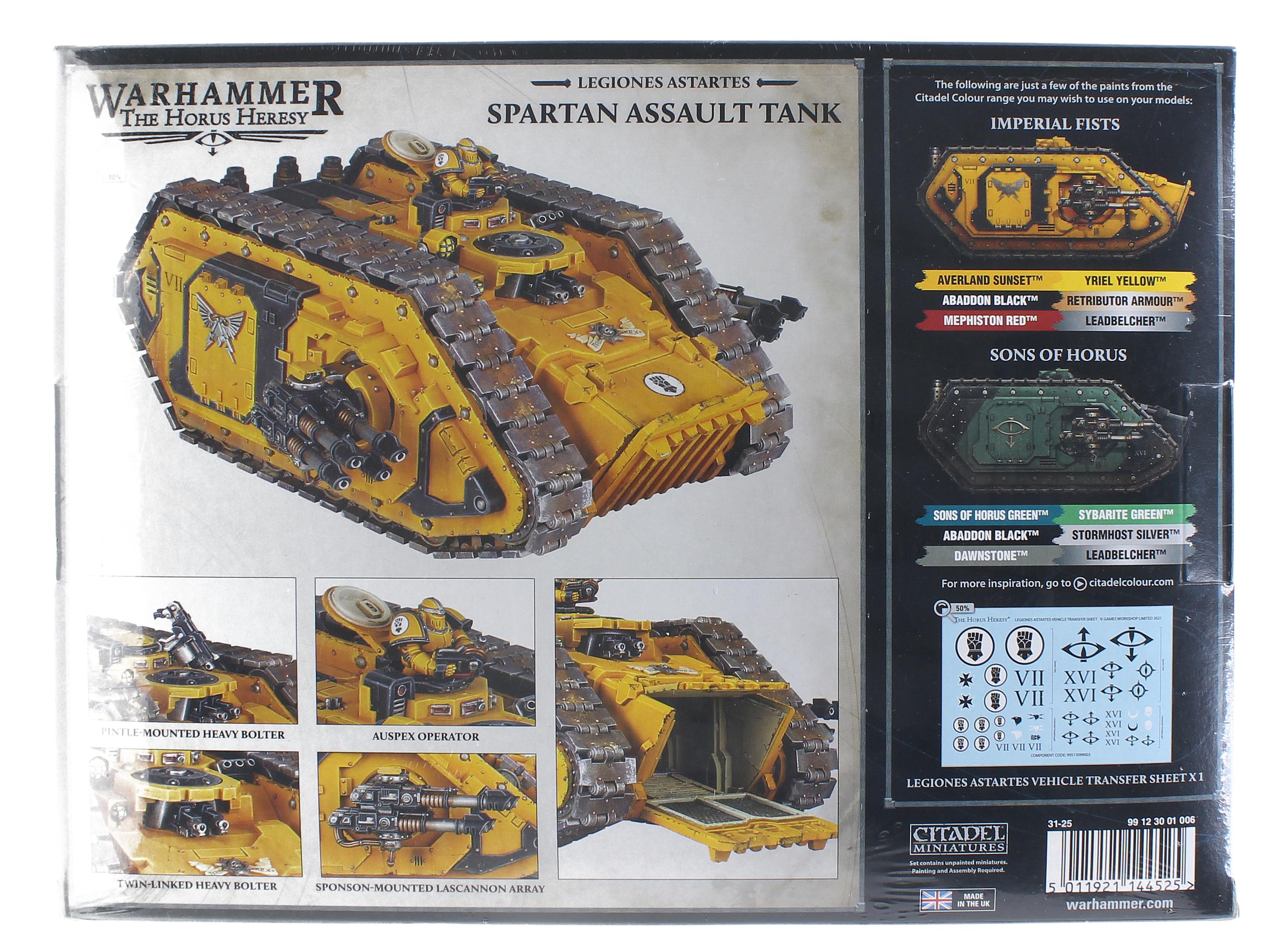 Legiones Astartes: Spartan Assault Tank Legiones Astartes: Spartan Assault Tank