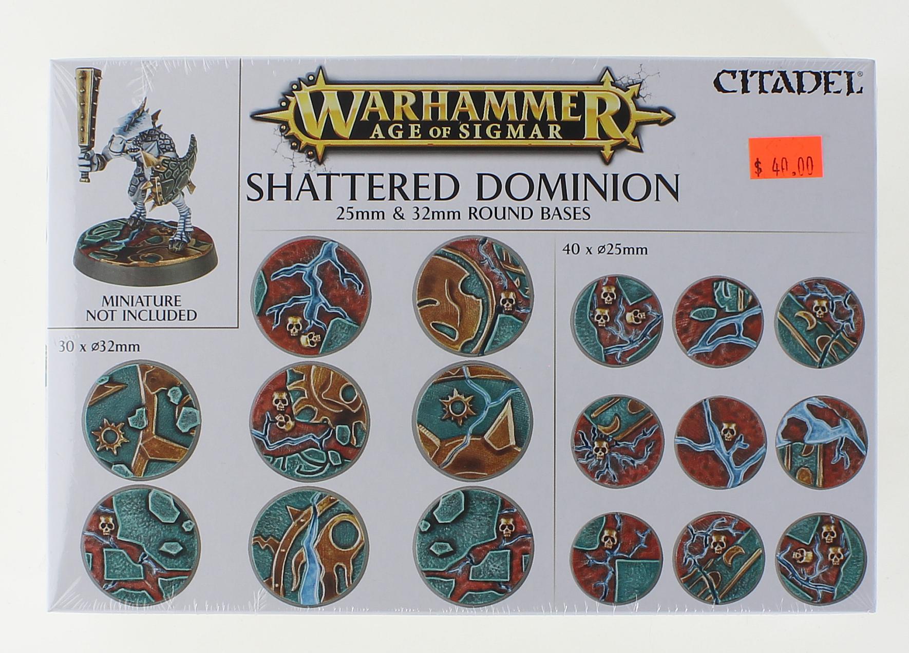 Citadel Shattered Dominion 25mm and 32mm Round Bases