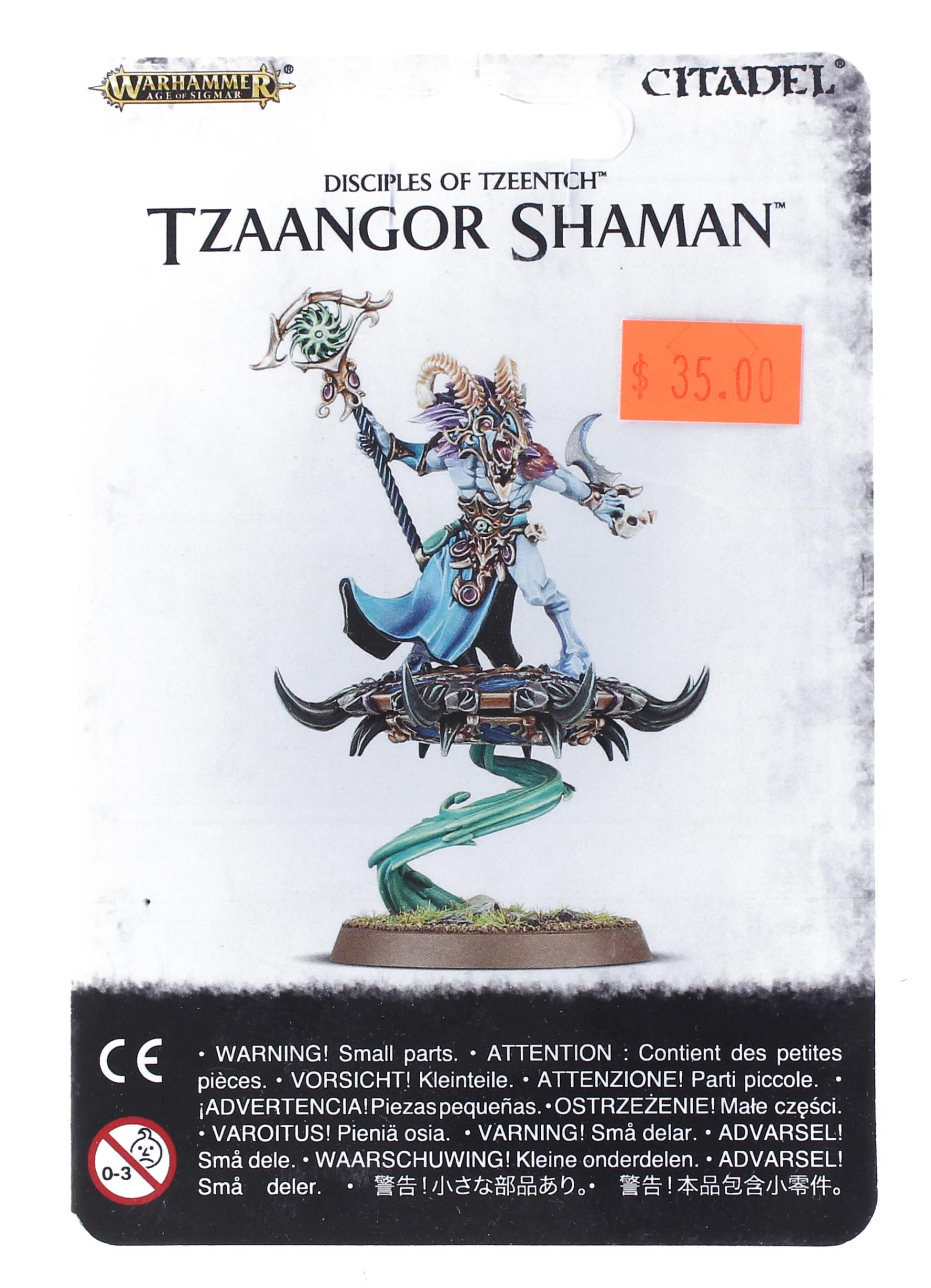 Warhammer Age Of Sigmar: Tzaangor Schaman Miniatur - 16-teiliger Bausatz, 40mm Basis