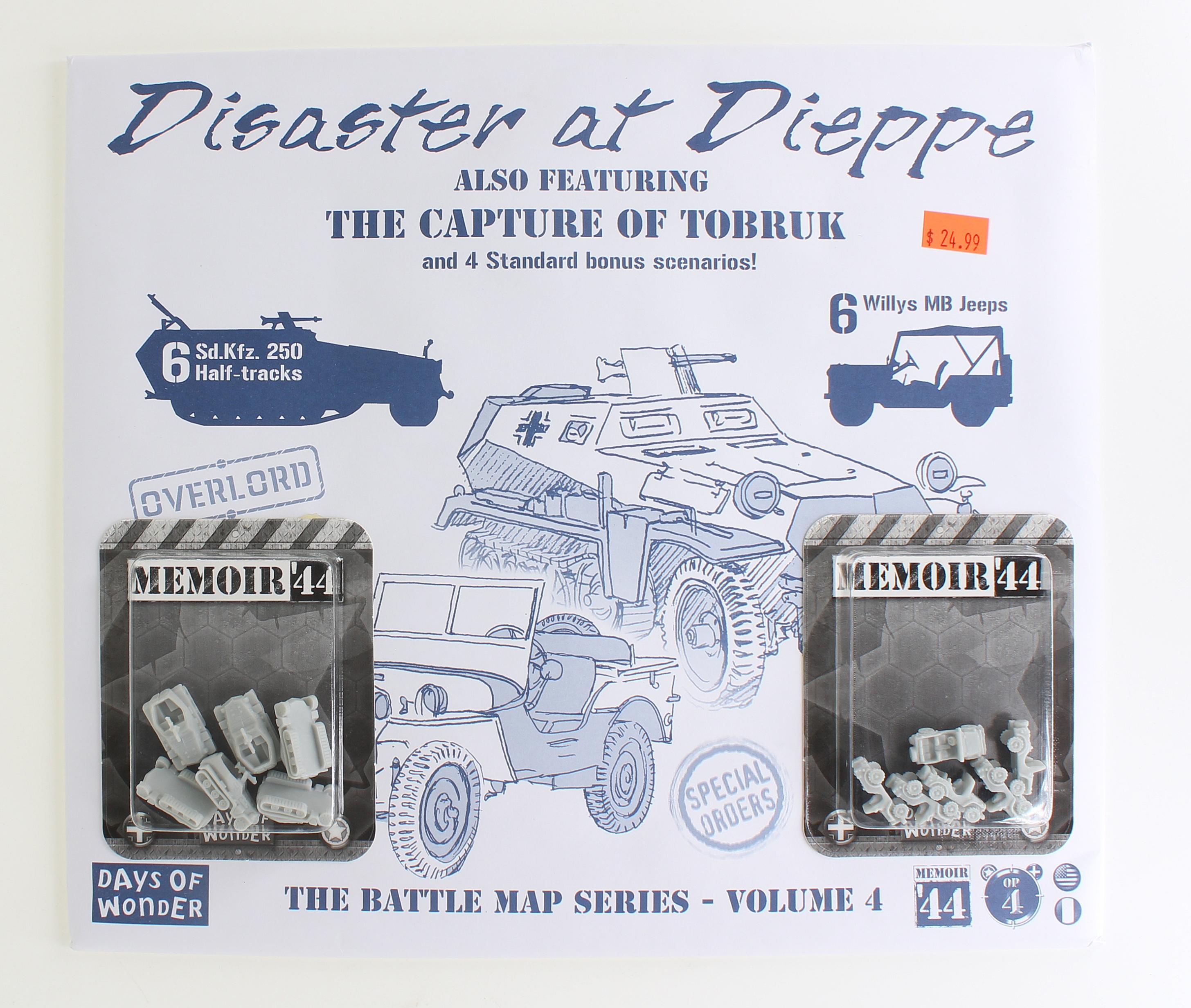 Memoir '44: Disaster at Dieppe Battle Map