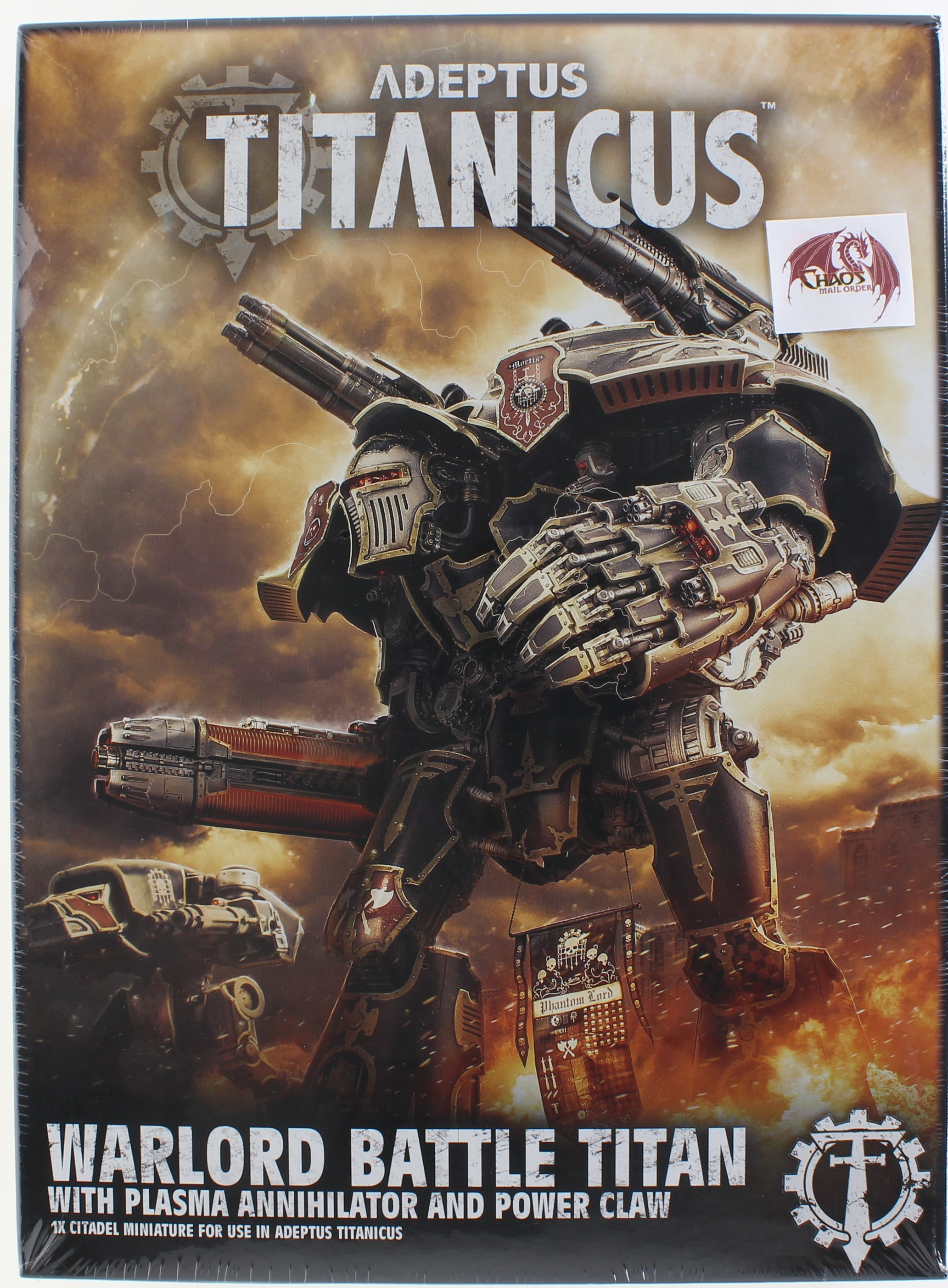 Adeptus Titanicus: Warlord Battle Titan With Plasma Annihilator and Power  Claw