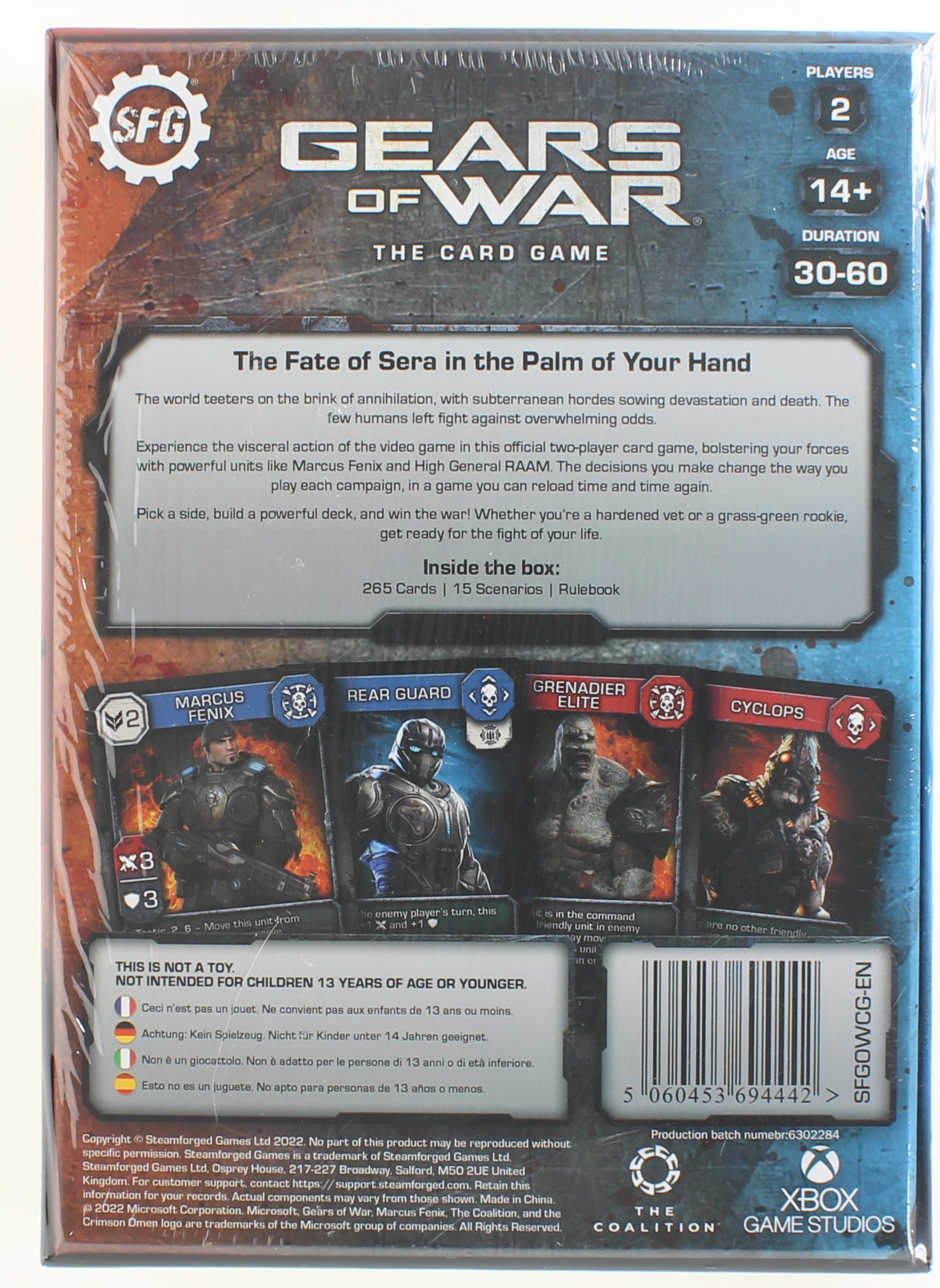 Gears of War: The Card Game, Board Game