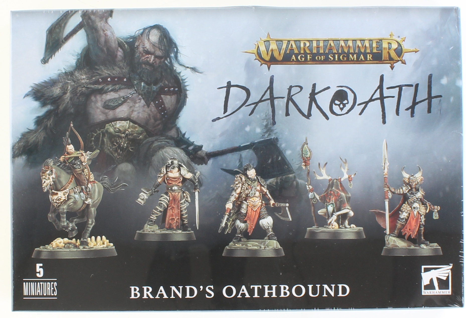 Warhammer Age Of Sigmar: Slaves To Darkness Darkoath Wilderfiend – New, No Box, Unassembled Miniature