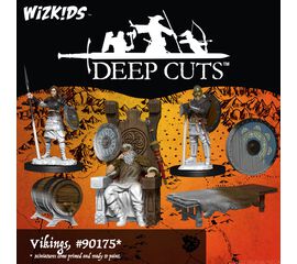 25mm Round Base 15 WZK73594 Deep Cuts Unpainted Miniatures Clear 